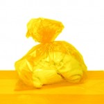 Dissolvable Seam Laundry Bag - Yellow (10+ carton price)